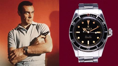 cinturino rolex submariner james bond|sean connery rolex model.